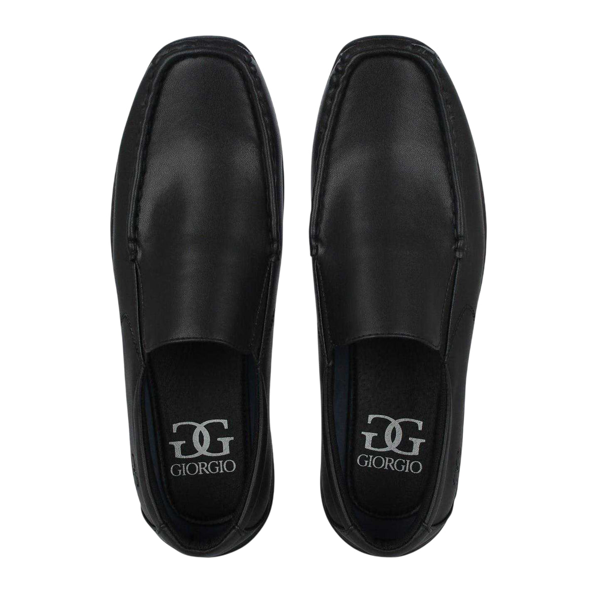 Black - Lifestyle - Giorgio Mens Bexley Leather Shoes