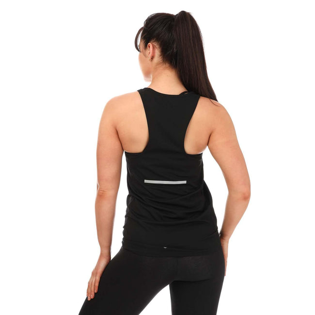 Black - Back - Adidas Womens-Ladies X-City Cooler Strappy Tank Top