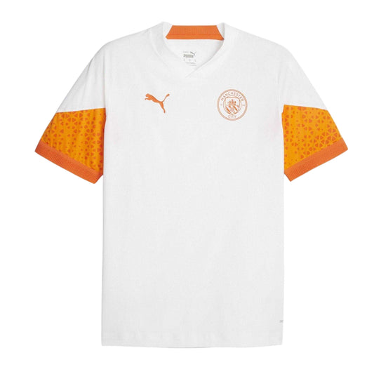 White - Front - Puma Mens 23-24 Manchester City FC Training Jersey