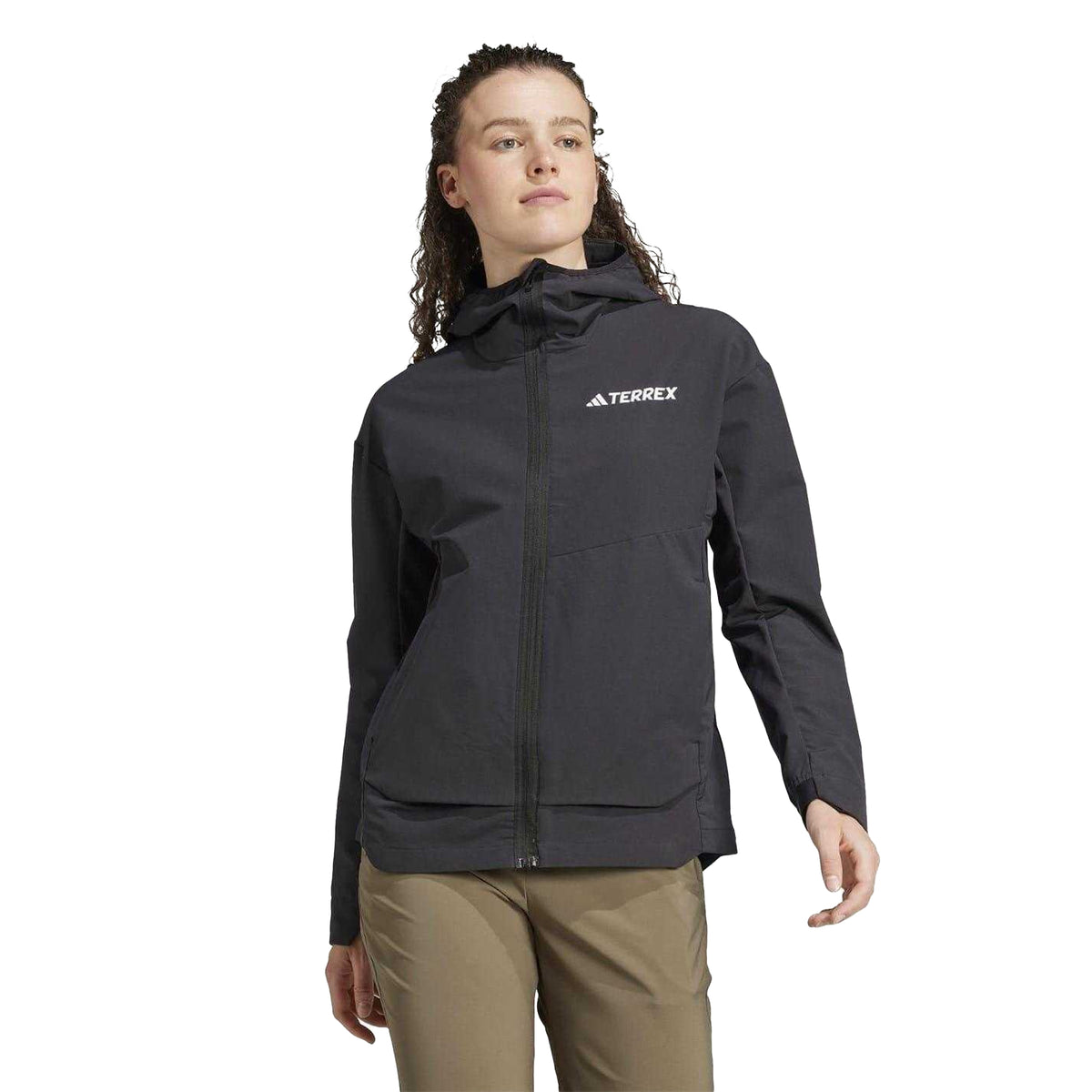 Black - Side - Adidas Womens-Ladies Terrex Multi Soft Shell Jacket
