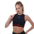 Navy - Side - Lacoste Womens-Ladies Sport Stretch Sports Bra
