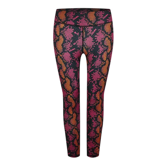 Multicoloured - Front - Champion Womens-Ladies Snake Print Cropped Leggings
