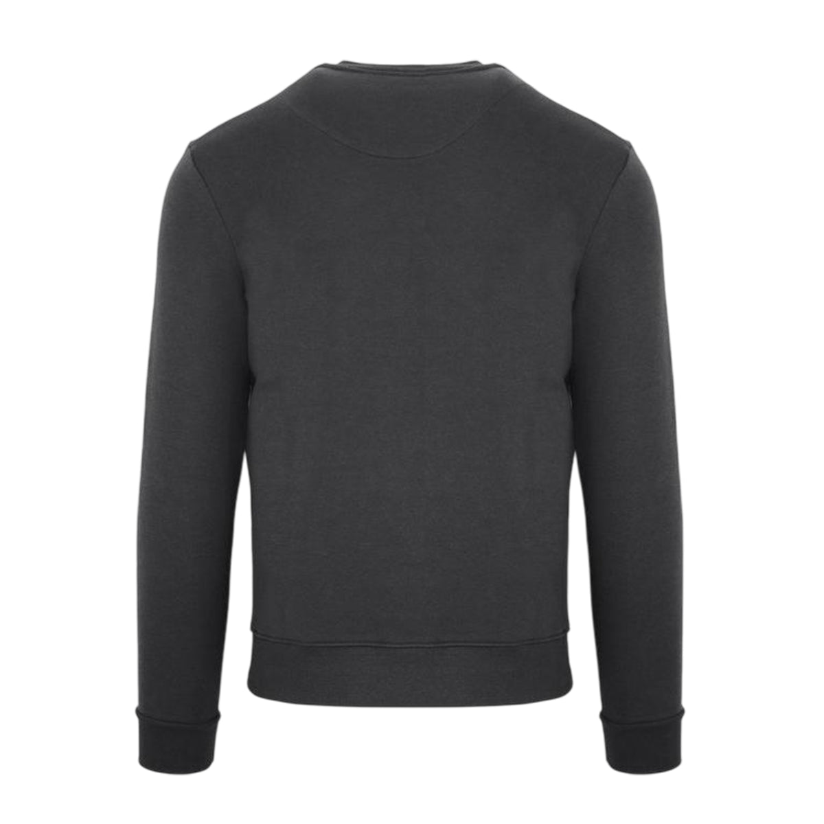 Antracite - Back - Aquascutum Mens Lettering Crew Neck Sweatshirt