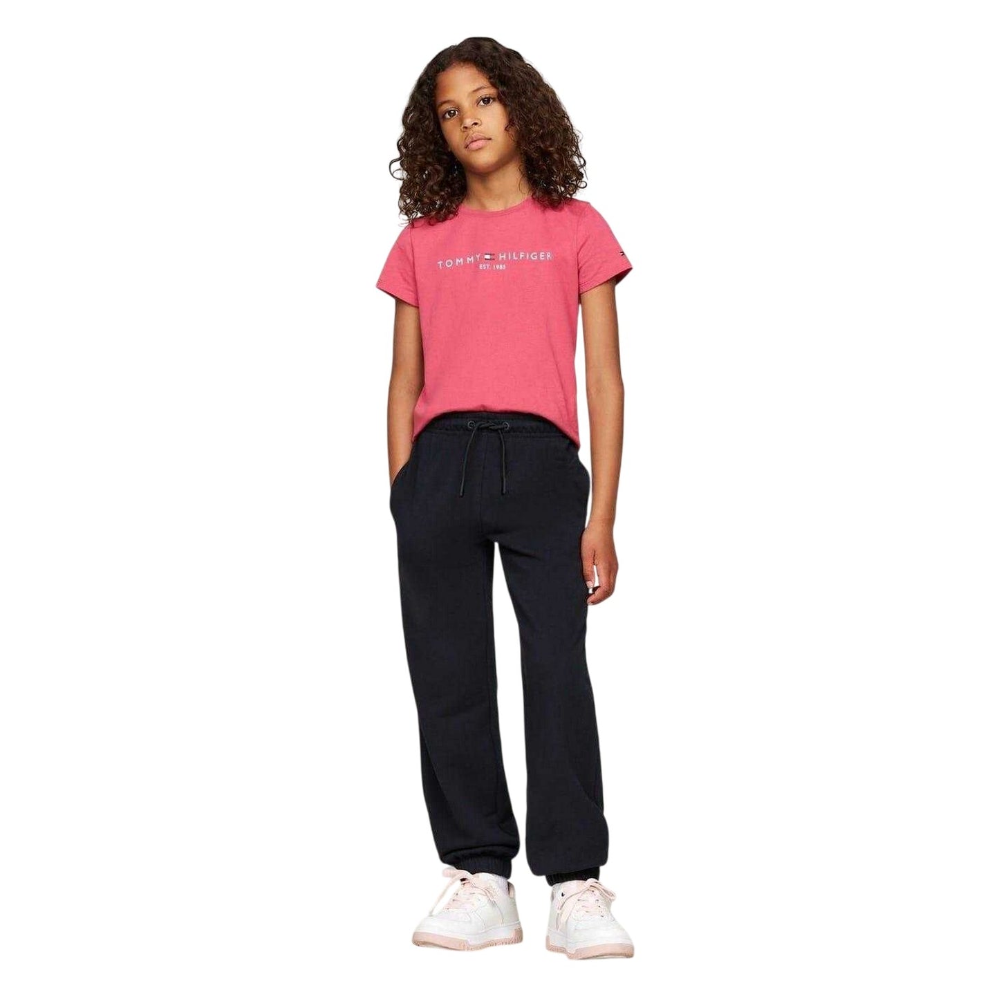 Desert - Side - Tommy Hilfiger Childrens-Kids Cotton Blend Joggers