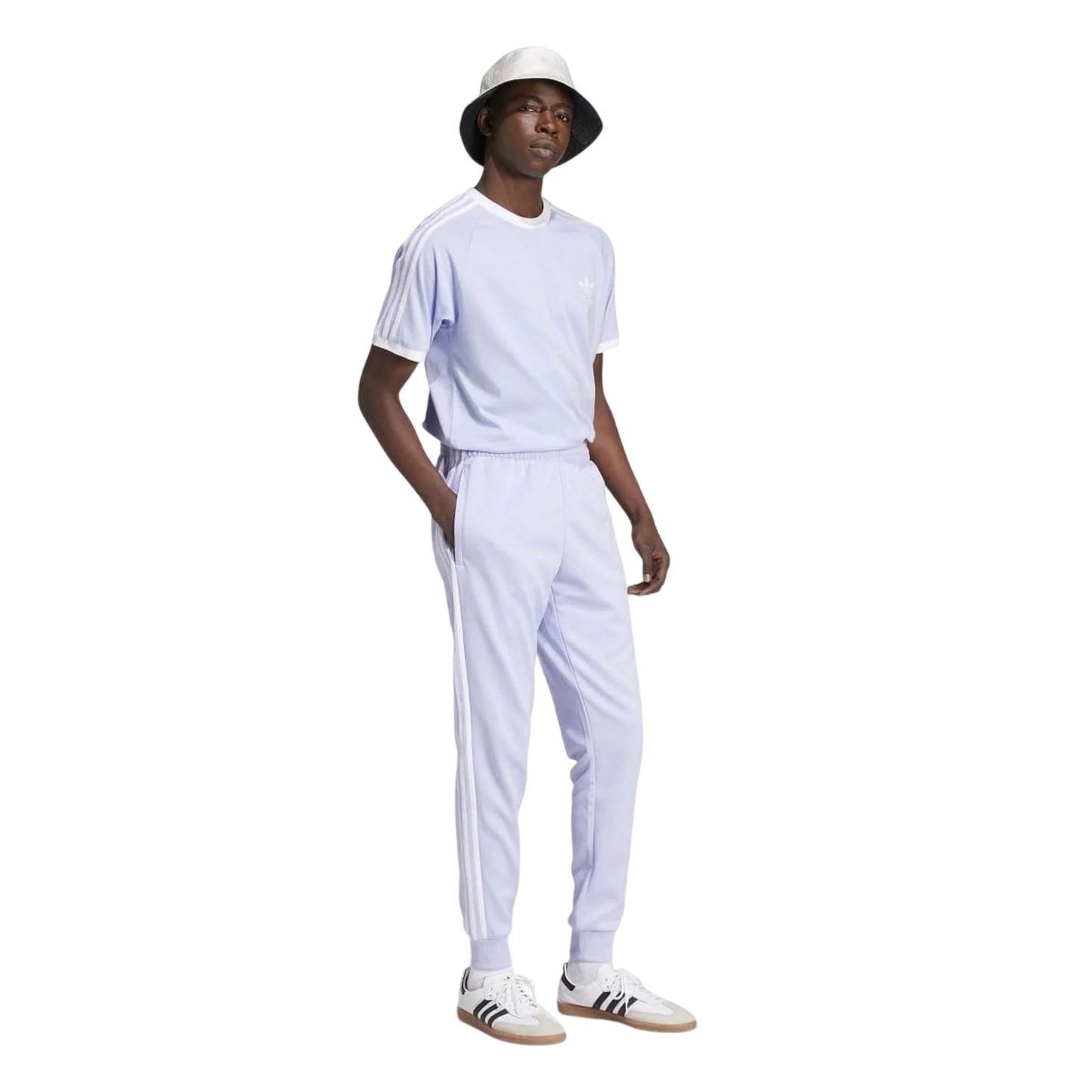 Violet - Lifestyle - Adidas Mens Classics 3 Stripes T-Shirt