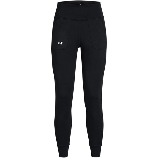 Black-White - Front - Under Armour Womens-Ladies Motion Leggings
