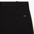 Black - Pack Shot - Lacoste Mens Cotton Stretch Tapered Chinos
