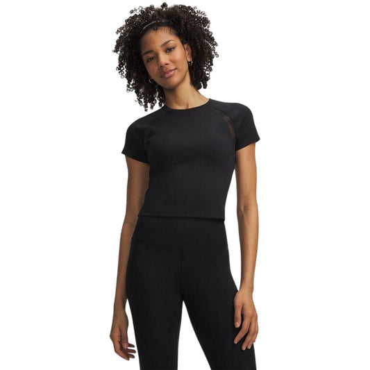 Black - Front - Under Armour Womens-Ladies Motion Ventilated Top