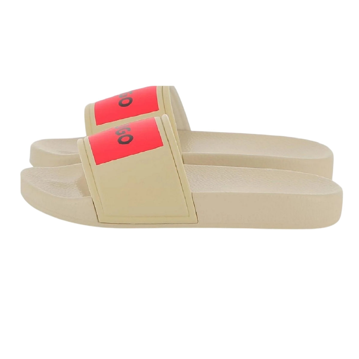 Stone - Side - Hugo Boss Childrens-Kids Logo Sliders