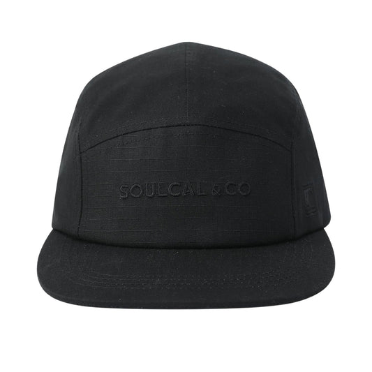 Black - Front - SoulCal Mens Tonal Baseball Cap