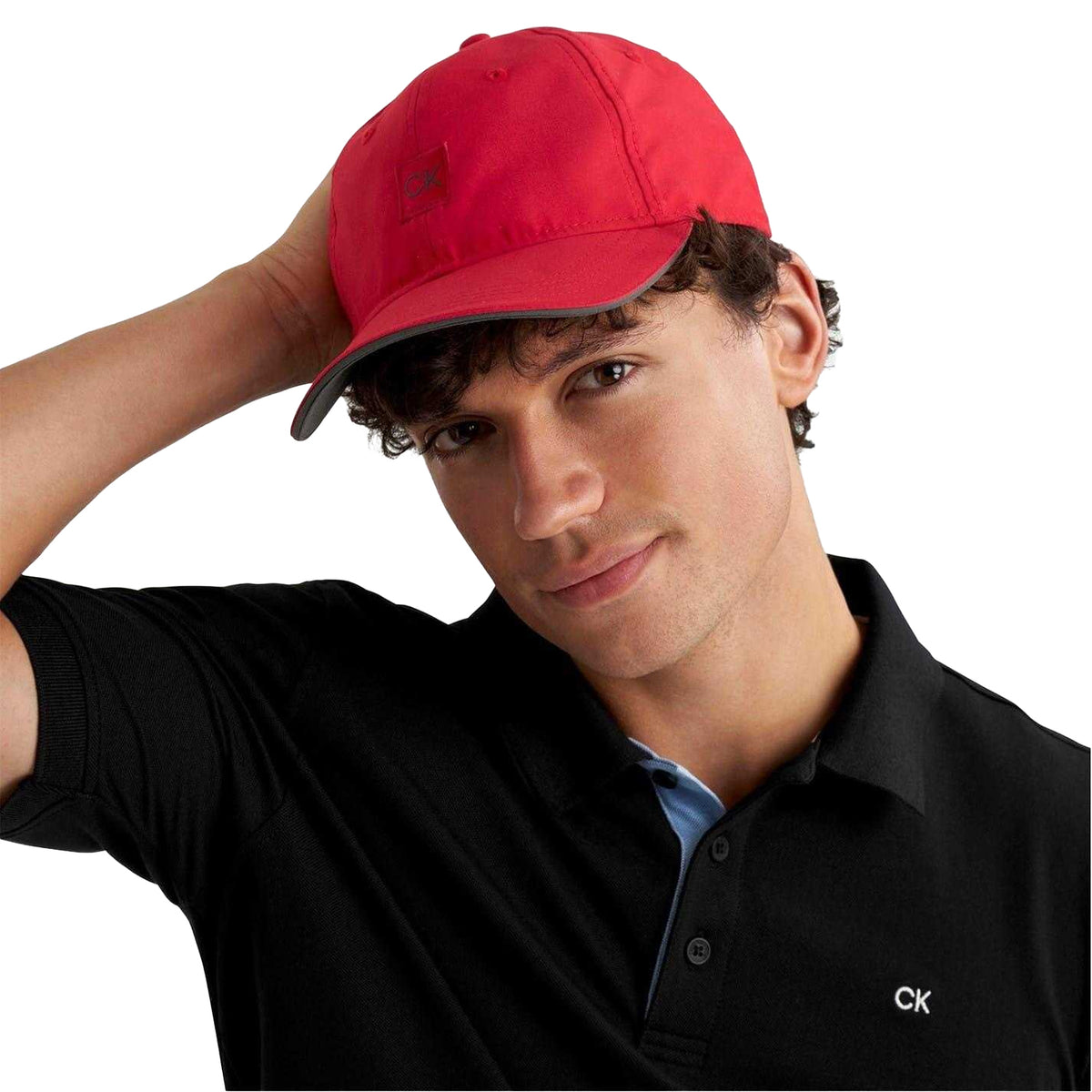 Cardinal Red - Pack Shot - Calvin Klein Mens Baseball Cap