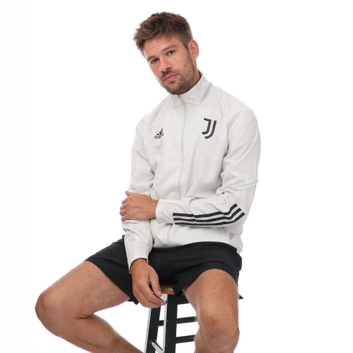 Grey - Lifestyle - Adidas Mens 2020-21 Presentation Juventus FC Track Jacket