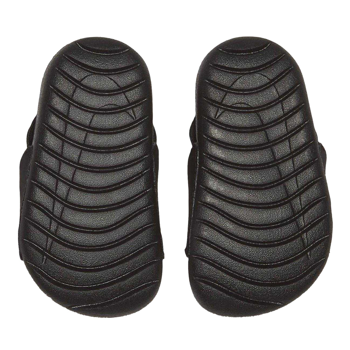Black-White - Lifestyle - Nike Toddler Kawa Swoosh Slides