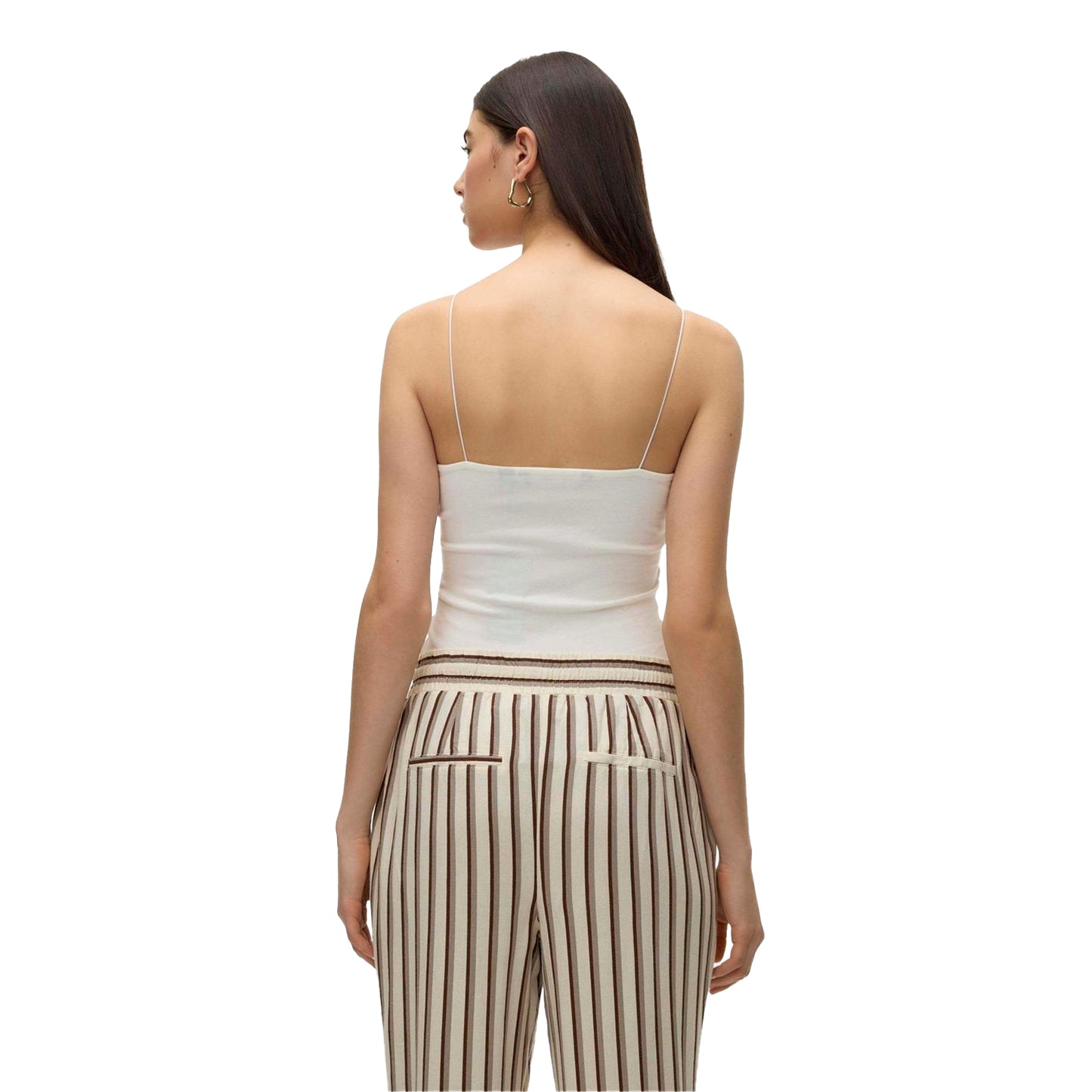 Snow White - Lifestyle - Vero Moda Womens-Ladies Slim Spaghetti Strap Camisole