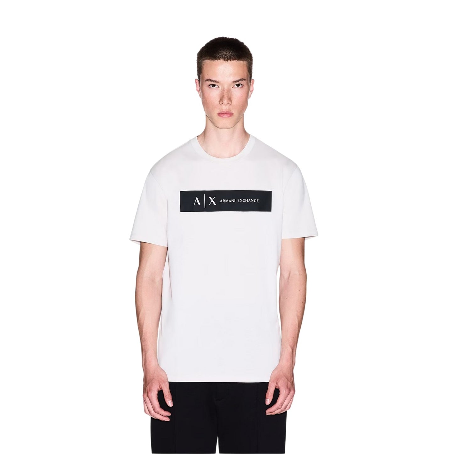 White - Side - Armani Exchange Unisex Adult T-Shirt