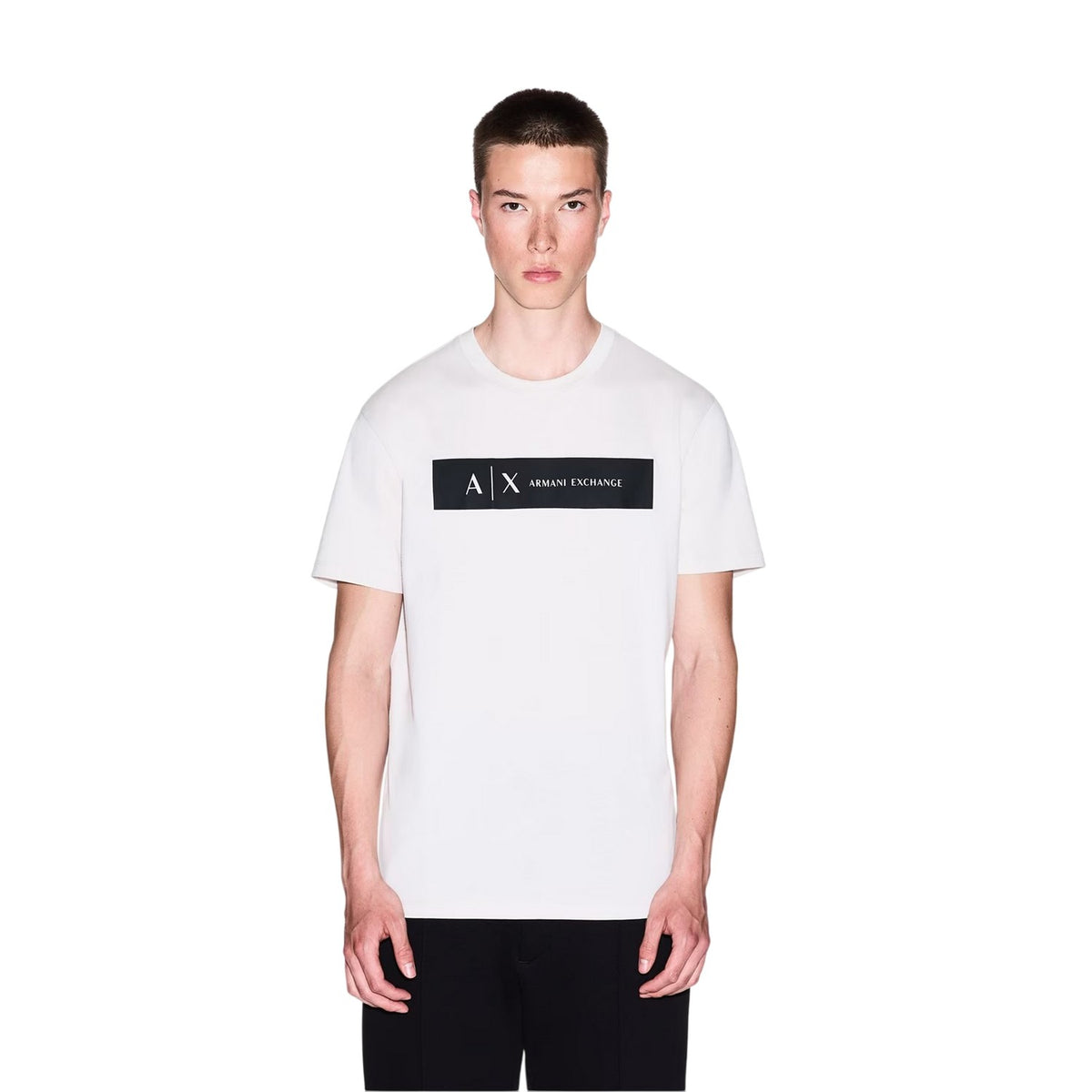 White - Side - Armani Exchange Unisex Adult T-Shirt