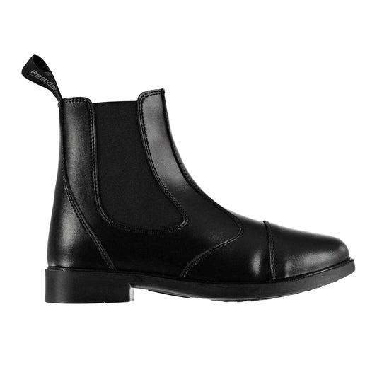 Black - Front - Requisite Womens-Ladies Aspen Low Heel Jodhpur Boots