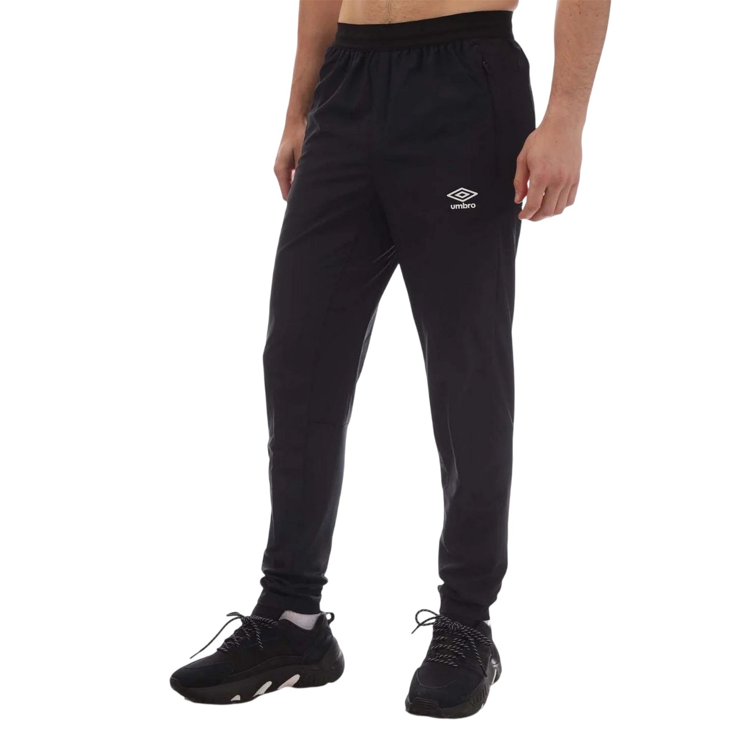 Black - Side - Umbro Mens Presentation Jogging Bottoms