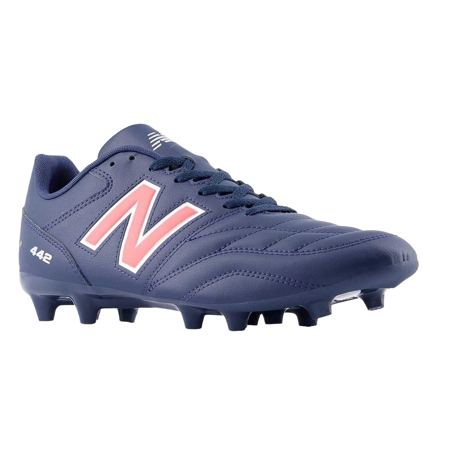 Navy-Red - Lifestyle - New Balance Mens Synthetic Firm Ground Football Boots