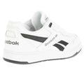 White-Black - Back - Reebok Unisex Adult Classics BB 4000 II Leather Trainers