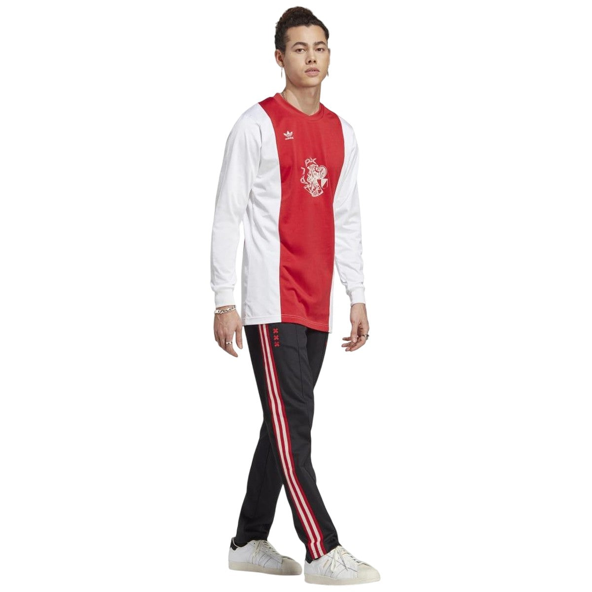 Red - Pack Shot - Adidas Mens OG Ajax Amsterdam Jersey
