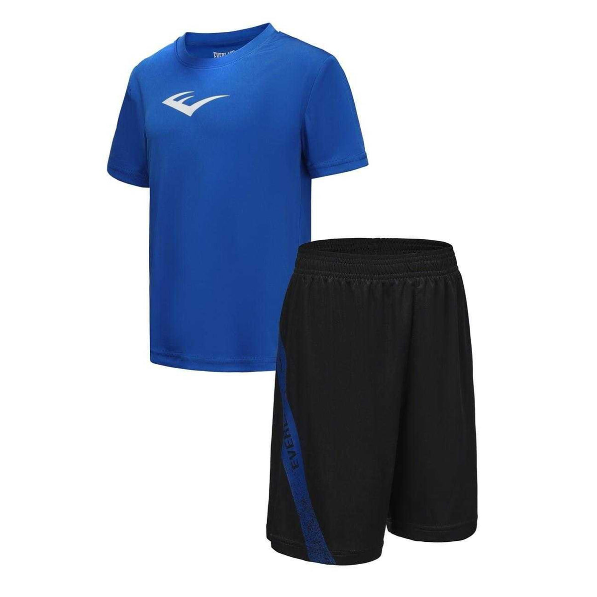Team Royal Blue - Side - Everlast Boys Flex Logo T-Shirt & Shorts Set