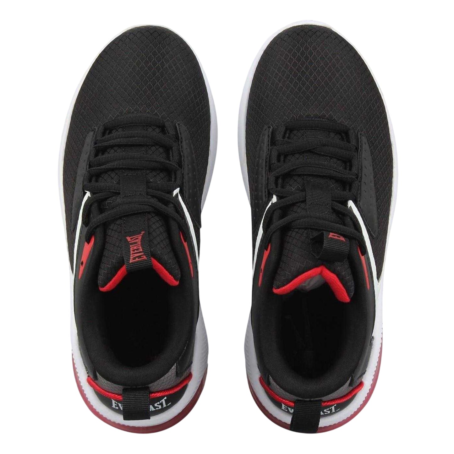 Black-White-Red - Lifestyle - Everlast Childrens-Kids Swish Trainers