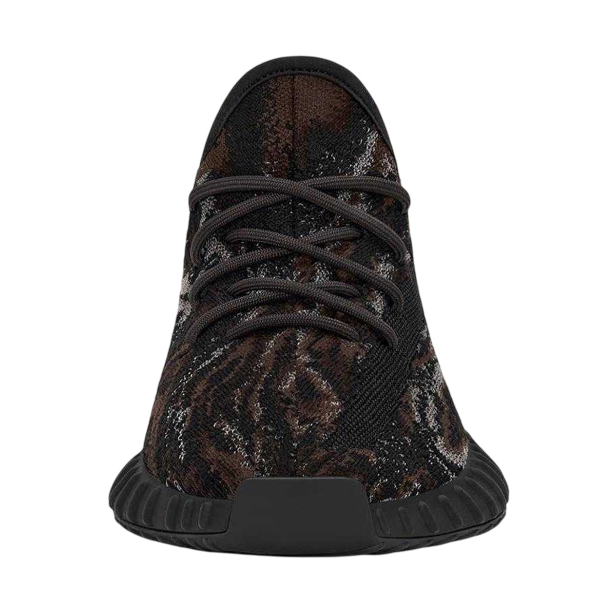 Rock Grey - Pack Shot - Yeezy Childrens-Kids Boost 350 V2 Marbled PrimeKnit Trainers