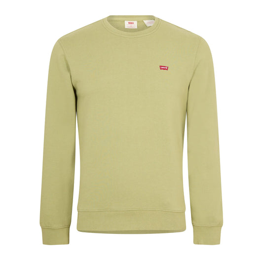 Sage - Front - Levis Mens Original Crew Neck Sweatshirt