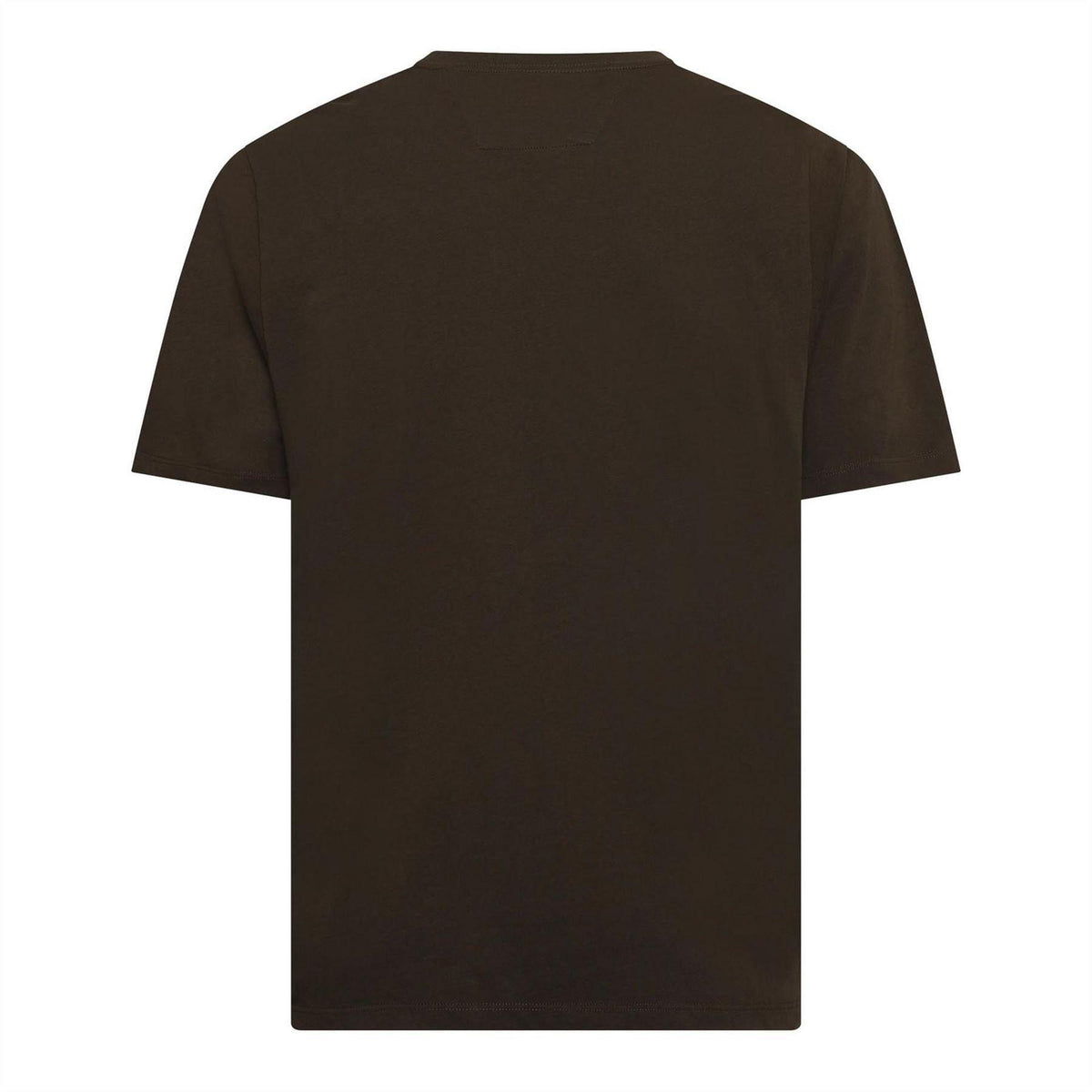 Green - Back - C.P. Company Mens Logo Jersey Short-Sleeved T-Shirt
