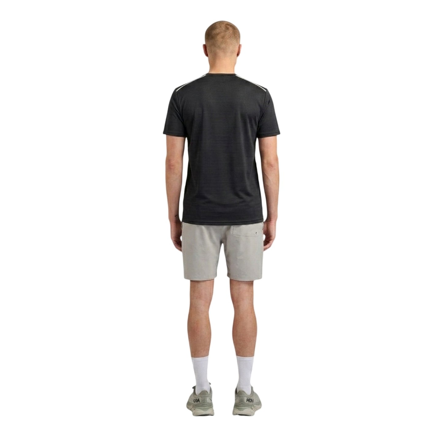 Black - Back - ALTRYN Mens Ban Tech T-Shirt