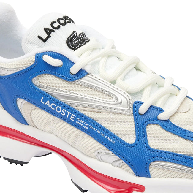 White-Red - Lifestyle - Lacoste Womens-Ladies L003 2K24 Trainers