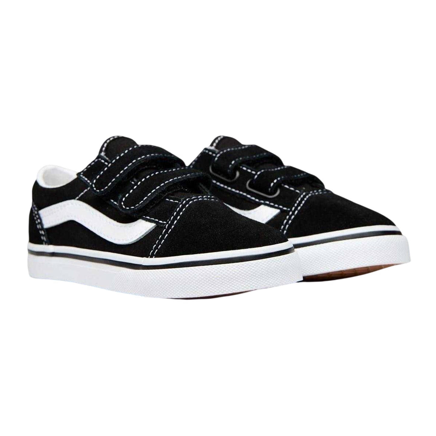 Black-White - Lifestyle - Vans Baby Old Skool Trainers
