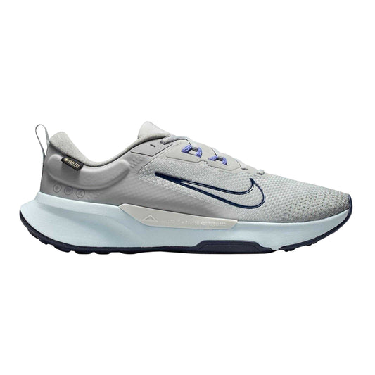 Grey-Navy - Front - Nike Mens Juniper Trail 2 GORE-TEX Running Trainers
