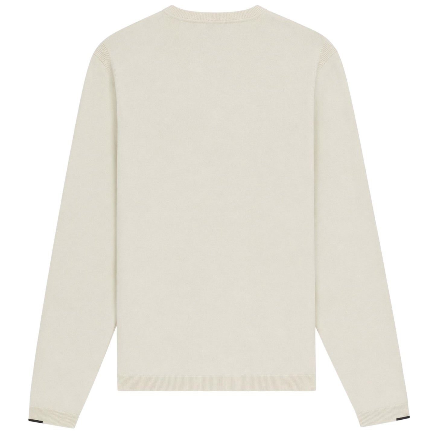 White - Back - Boss Mens Embroidered Logo Crew Neck Jumper