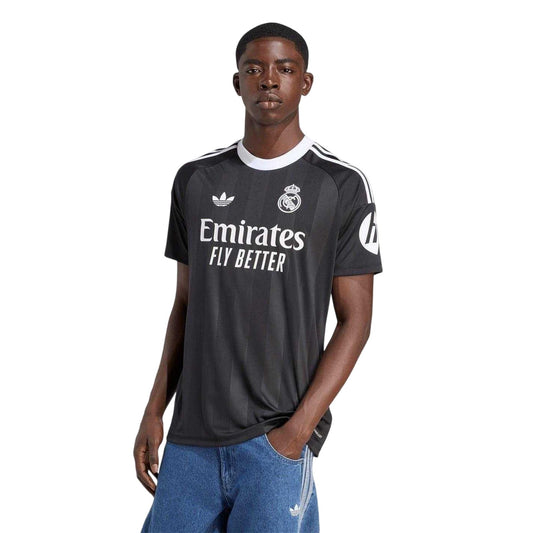Black - Front - Adidas Unisex Adult 2025-2026 Real Madrid CF Goalkeeping Third Jersey
