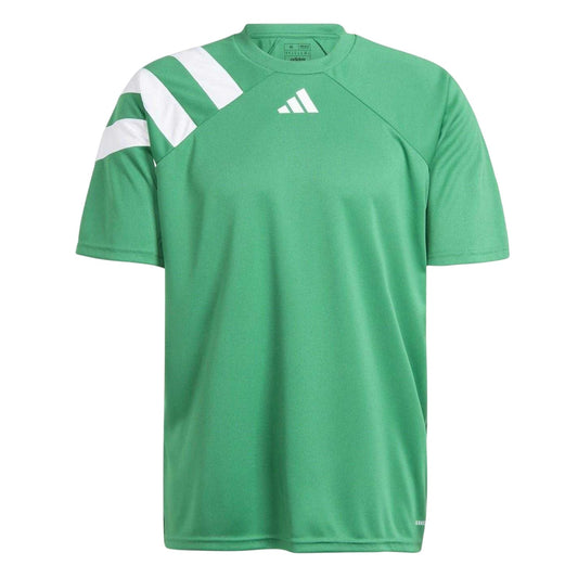 Green-White - Front - Adidas Mens Fortore 23 Football Shirt