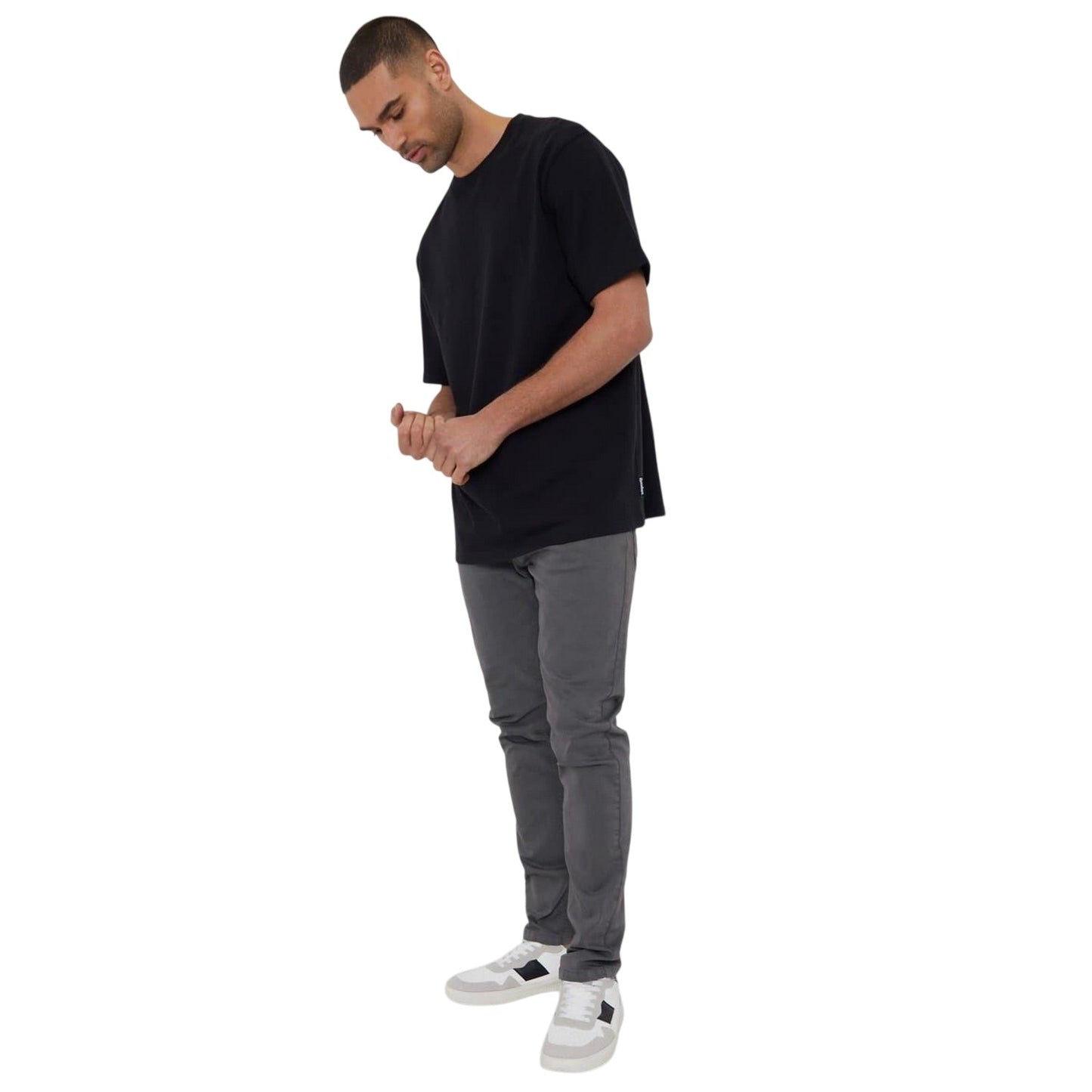 Black - Lifestyle - Threadbare Mens Ambrose Crew Neck T-Shirt
