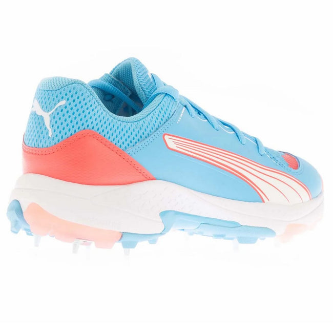 Blue-Red - Back - Puma Mens Spike 24.1 Cricket Shoes
