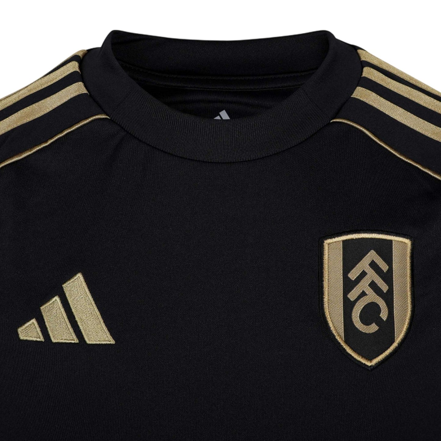 Black-Gold - Lifestyle - Fulham FC Childrens-Kids 25-26 Adidas Third Jersey