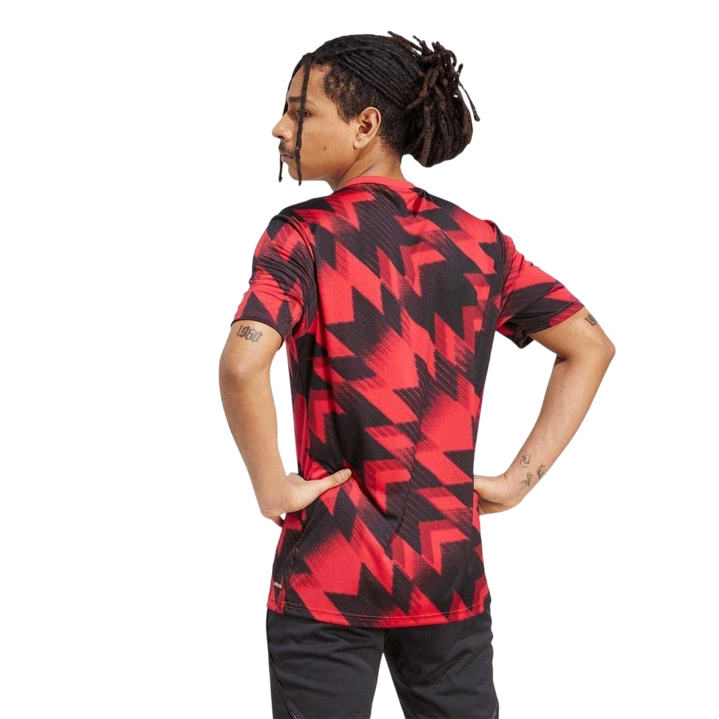 Red - Lifestyle - Adidas Unisex Adult 2025-2026 Snowflake Training Football Jersey