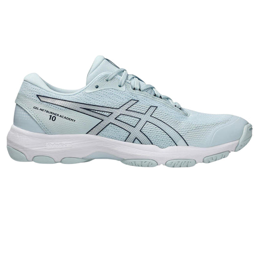 Sky-Midnight - Front - Asics Womens-Ladies Netburner Academy Shoes