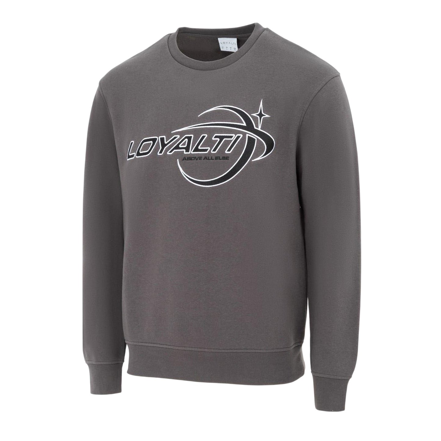 Carbon - Side - Loyalti Mens Galaxy Crew Neck Sweatshirt