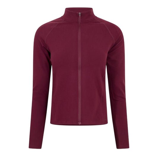 Fig - Front - Gym King Womens-Ladies Luxe Patterned Full Zip Track Jacket