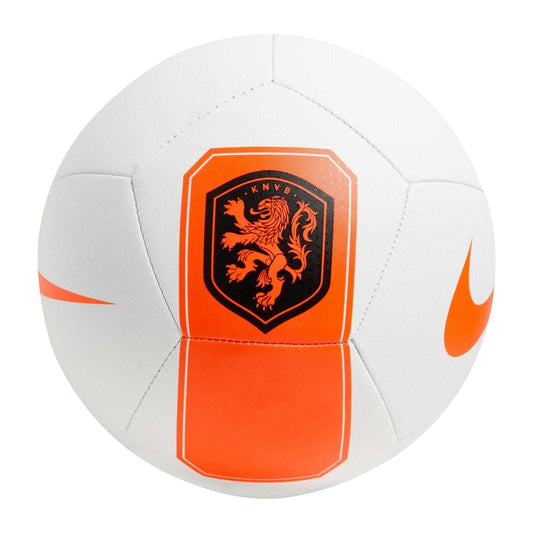 White-Orange - Front - KNVB Netherlands Nike Football