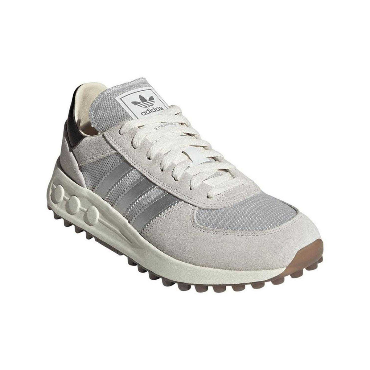 White - Pack Shot - Adidas Mens Lux Suede Trainers