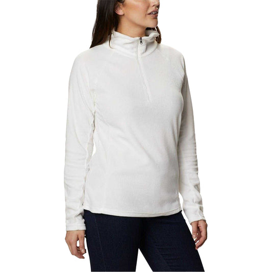 White - Front - Columbia Womens-Ladies Glacial IV Funnel Neck Raglan Sweatshirt