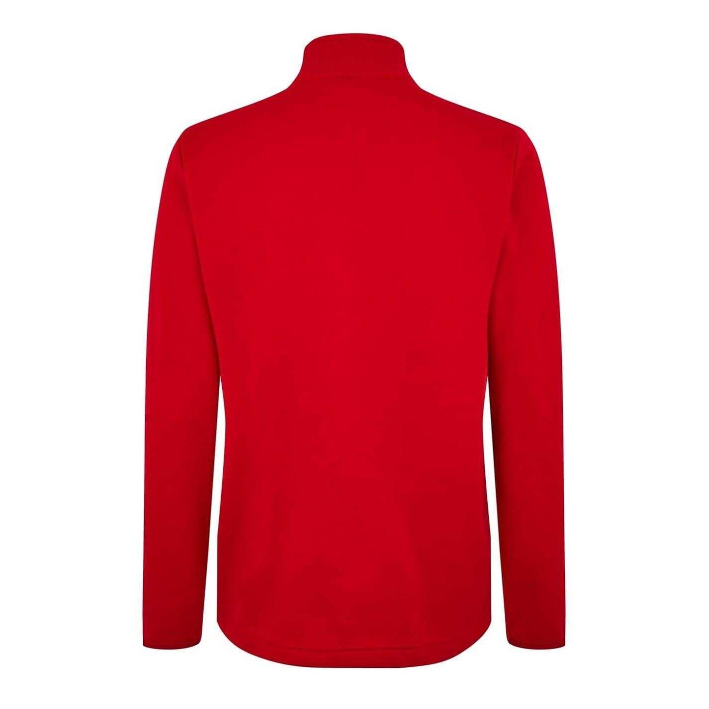 Vermillion - Back - Umbro Mens Club Essential Quarter Zip Regular Sweatshirt