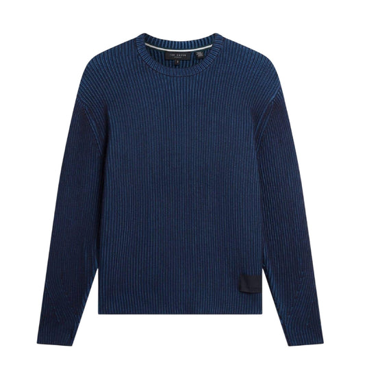 Navy - Front - Ted Baker Mens Regular Sweater Top