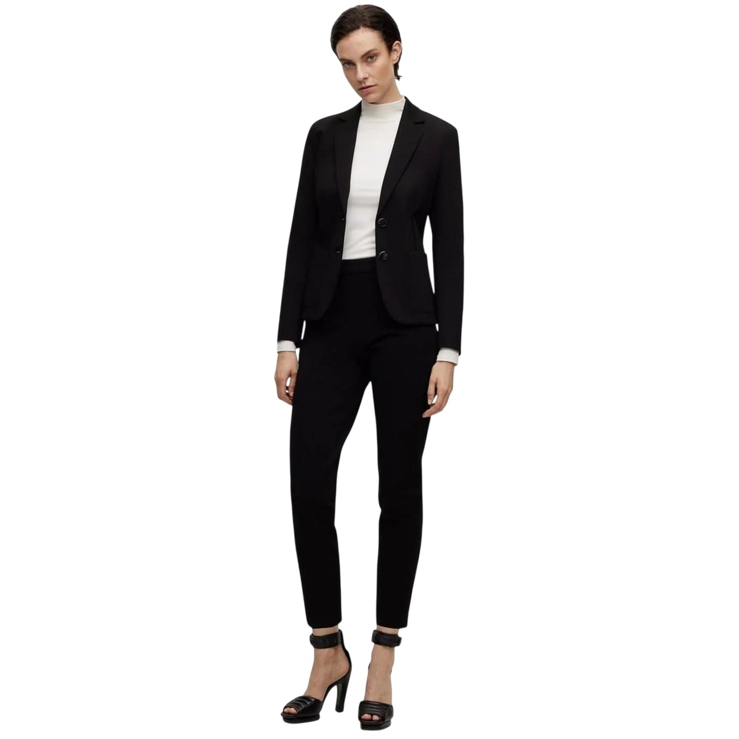 Black - Lifestyle - Boss Womens-Ladies Trousers